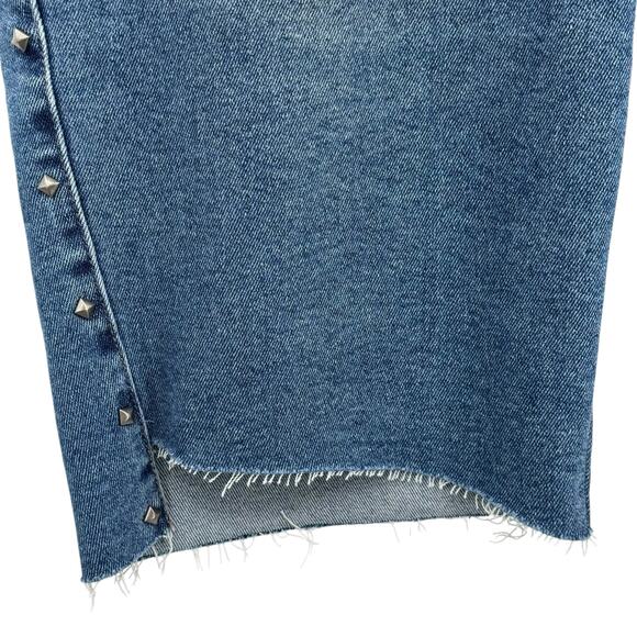 NWT Skinnygirl Plus Sydney Two-Tone Studded Cropped Straight Jean Size 24W 3X - Picture 6 of 16